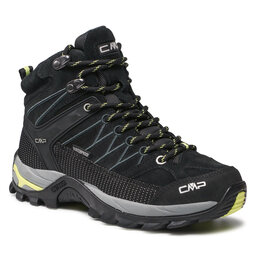 CMP Παπούτσια πεζοπορίας CMP Rigel Mid Wmn Trekking Shoe Wp 3Q12946 Nero/Lime 37UH