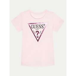 Guess Guess Футболка J73I56K 8HM0 Рожевий Regular Fit