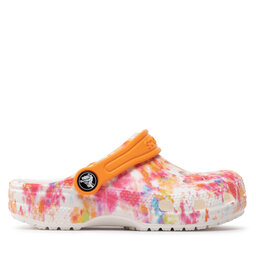 

Шльопанці Crocs Classic Tiedye Graphic Clog K 206995 Orange Zing/Multi, Кольоровий