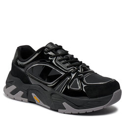 

Снікерcи Calvin Klein Jeans Vibram Runner Low Mix Nbs Lum YM0YM00880 Triple Black 0GT, Чорний