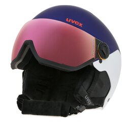 Uvex Skijaška kaciga Uvex Wanted visor 5662629007 Purple Bask / White Mat