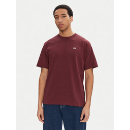 Vans Vans T-Shirt Left Chest II VN000P1P Dunkelrot Loose Fit