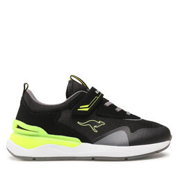 

Снікерcи KangaRoos Kd-Gym Ev 18722 000 5062 D Jet Black/Neon Yellow, Чорний