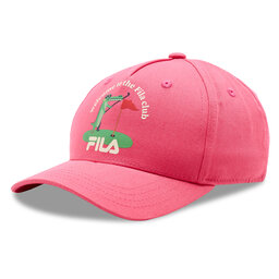 Fila Czapka z daszkiem Fila Bhilai Club Kid 5 Panel Cap FCK0013 Różowy