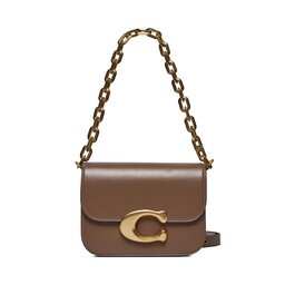 Coach Handväska Coach Lux Calf Idol Bag CM557 Dark Stone