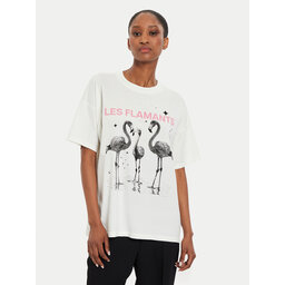 ViCOLO ViCOLO T-Shirt RB0911 Écru Regular Fit
