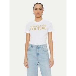 Versace Jeans Couture Versace Jeans Couture Camiseta 78HAHT01 Blanco Regular Fit