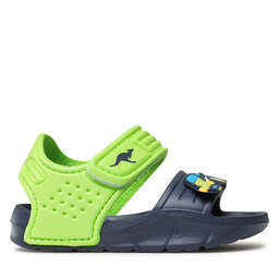 

Босоніжки KangaRoos Kangaswim II 18557 000 4054 Dk Navy/Lime, Cиній