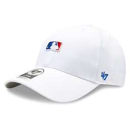 47 Brand Cappellino 47 Brand MLB Batter Man Logo Base Runner Snap '47 MVP MLB-BRMPS01WBP-WH White