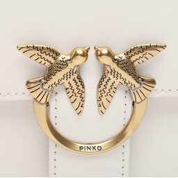 

Сумка Pinko Love One Top Handle Mini Light PE 23 PLTT 100071 A0F1 White Z14Q, Бежевий