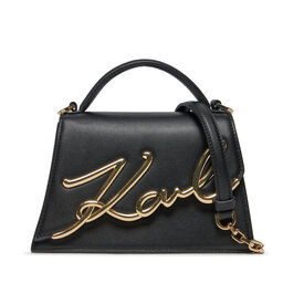 KARL LAGERFELD Дамска чанта KARL LAGERFELD 240W3004 Black/Gold
