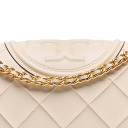 

Сумка Tory Burch Fleming Soft Convertible 143248 New Cream 122, Бежевий