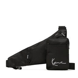 Karl Kani Плоска сумка Karl Kani Signature Crossbody Bag 4002662 Black
