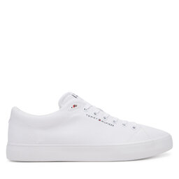 Tommy Hilfiger Πάνινα παπούτσια Tommy Hilfiger Th Hi Vulc Low Core Canvas FM0FM05396 Λευκό