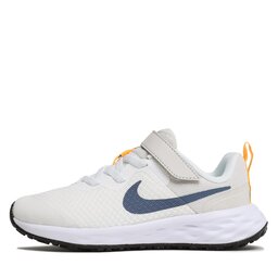 

Взуття Nike Revolution 6 Nn (PSV) DD1095 100 Summit White/Diffused Blue, Écru