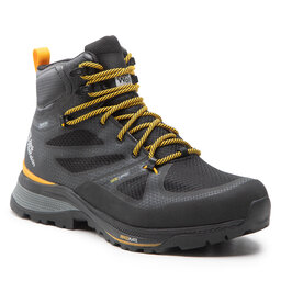 Jack Wolfskin Bakancs Jack Wolfskin Force Striker Texapore Mid M 4038823 Black/Burly Yellow Xt