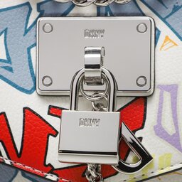

Сумка DKNY Elissa Sm Shoulder B R243IC81 White/Multi VTF, Білий