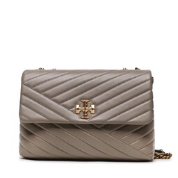 Tory Burch Kabelka Tory Burch Kira Chevron Convertible Shoulder Bag 90446 Gray Heron 082