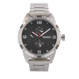 HUGO Годинник HUGO Grip 1530276 Срібний