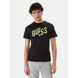 Guess Guess T-Shirt F6GI02 J1314 Schwarz Slim Fit