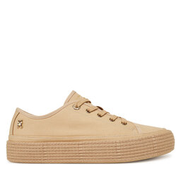 Tommy Hilfiger Espadrilles Tommy Hilfiger Vulc Espadrille Sneaker FW0FW08404 Bézs