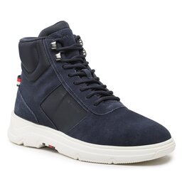 Tommy Hilfiger Laisvalaikio batai Tommy Hilfiger Core Mix Suede Hybrid Boot FM0FM04596 Space Blue DW6