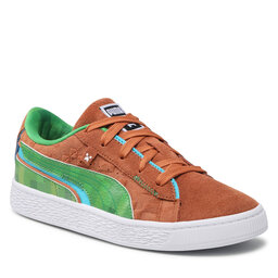 Puma Сникърси Puma Suede Minecraft Ps 384486 01 Friar Brown/Fern Green