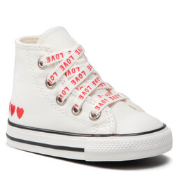 Converse Scarpe da ginnastica Converse Ctas Hi A01580C Vintage White/University Red