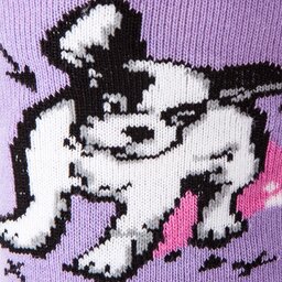 

Високі шкарпетки unisex Cup of Sox Piękna Bestia E Фіолетовий