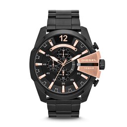 Diesel Klocka Diesel Mega Chief DZ4309 Black/Black