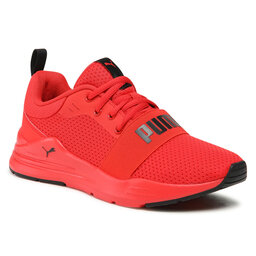 Puma Сникърси Puma Wired Run Jr 374214 05 High Risk Red/Puma Black