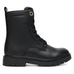 Tommy Hilfiger Ορειβατικά παπούτσια Tommy Hilfiger Lace-Up Bootie T3A5-34012-1355 S Μαύρο