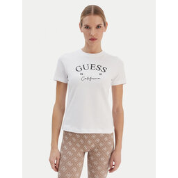 Guess Guess Футболка V6RI02 J1314 Білий Regular Fit