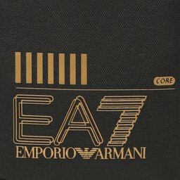 

Плоска сумка EA7 Emporio Armani 245086 CC940 26121 Black/Gold Logo, Чорний