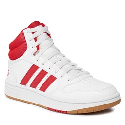 adidas Παπούτσια adidas Hoops 3.0 Mid Lifestyle Basketball Classic Vintage Shoes IG5569 Cwhite/Betsca/Gum4