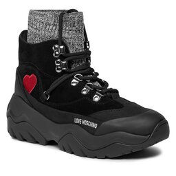 LOVE MOSCHINO Sneakersy LOVE MOSCHINO JA15754G0HIP400A Mix Nero/Ner-Bia