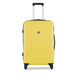 Semi Line Μεσαία Βαλίτσα Semi Line T5947-2 Κίτρινο