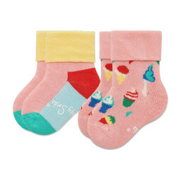 

Набір 2 пар високих дитячих шкарпеток Happy Socks KICE45-3000 Кольоровий