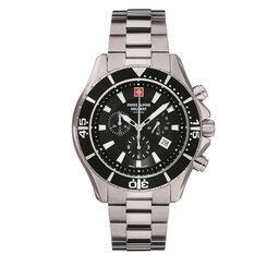 Swiss Alpine Military Zegarek Swiss Alpine Military 7040.9137 Silver/Black
