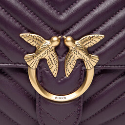 

Сумка Pinko Love Lady Puff Chevronne Cl. AL 22-23 PLTT 1P22UM A03Z Purple WWAQ, Фіолетовий