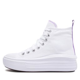 

Кеди Converse Chuck Taylor All Star Move Platform A03667C White/Pixel Purple/White, Білий