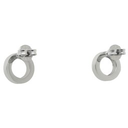

Сережки Guess Circle Lights JUBE03 173JW RH, Покриття срібним родієм