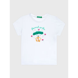 United Colors Of Benetton United Colors Of Benetton T-shirt 3096G107O Bijela Regular Fit