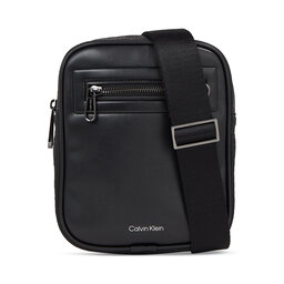 Calvin Klein Válltáska Calvin Klein Ck Elevated Con Reporter S Repre K50K510853 Black Tonal Mono 01I