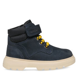 Geox Schnürstiefeletten Geox B Kiddartah Boy B4662E 032FU C0045 S Dunkelblau