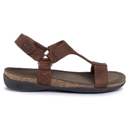 

Босоніжки Keen Kaci Ana T-Srap Sandal 1020445 Cafe Au Lait, Коричневий