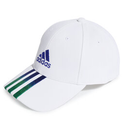 adidas Cappellino adidas 3-Stripes Fading Baseball Cap HT2028 white/lucid blue/lucid blue