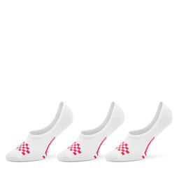 Vans Sada 3 párů dámských ponožek Vans Wm Classic Canoodle 6.5-10 3Pk VN0A48HDJU41 Bílá