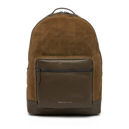 Tommy Hilfiger Hátizsák Tommy Hilfiger Th Casual Suede Backpack AM0AM13229 Zöld