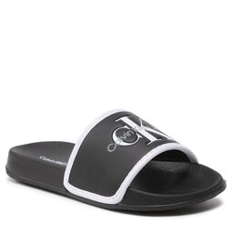 Calvin Klein Jeans Šľapky Calvin Klein Jeans Logo V3B0-80630-1172 M Black/White X001